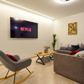 Apartment Paxania living room TV