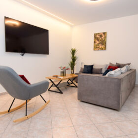 Apartment Paxania living room TV